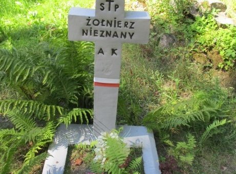 Grób nieznanego żołnierza AK w Adamiszkach