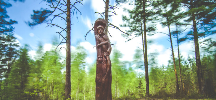 Pomnik „W hołdzie powstańcom styczniowym” w Puszczy Rudnickiej