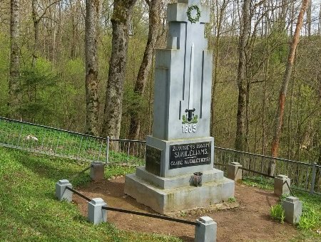 Monument upamiętniający powstańców poległych w walce z wojskami carskimi w Świętobrości