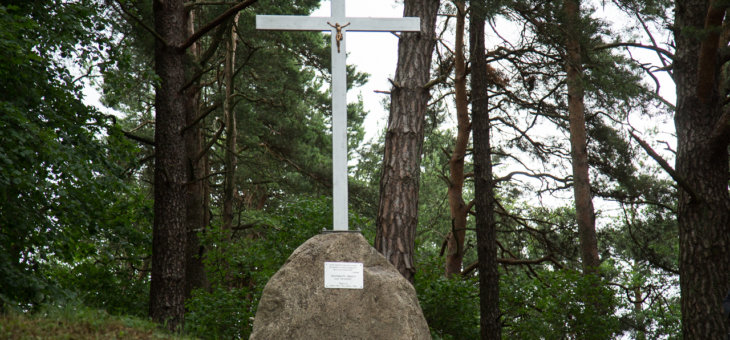 Grób żołnierza AK Stanisława Grekina w Piktokańcach