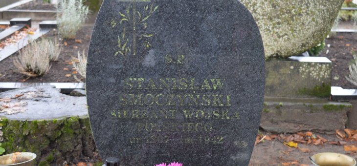 Grób żołnierza WP Stanisława Smoczyńskiego w Szyrwintach