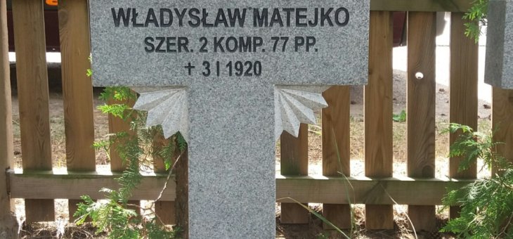 Grób żołnierza WP Władysława Matejko w Oranach