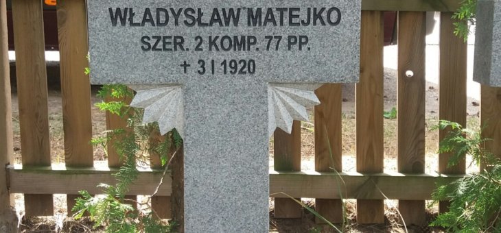 Grób żołnierza WP Władysława Matejko w Oranach