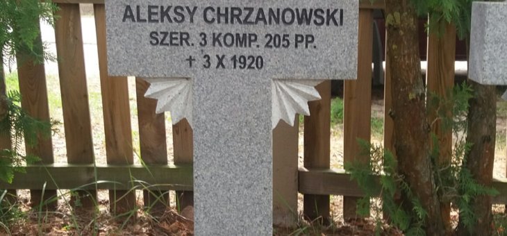 Grób żołnierza WP Aleksego Chrzanowskiego